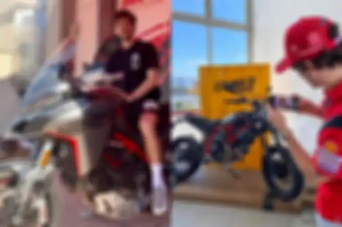 Pecco Bagnaia koleksi Ducati Multistrada dan Scrambler