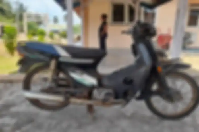 Tampilan Honda Astrea Star, motor murah dengan harga Rp 1 juta bisa minum bensin Pertalite.