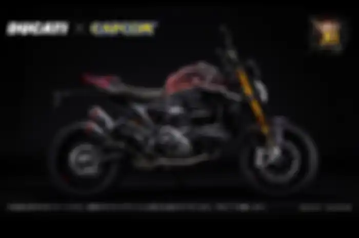 Kolaborasi Ducati rayakan game 20th Monster Hunter