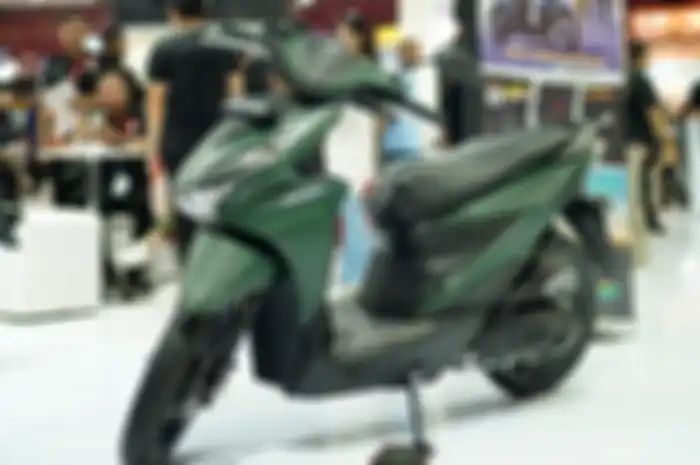 Ilustrasi Honda BeAT Deluxe warna Matte Green