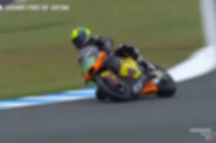 Filip Salac cetak waktu tercepat di FP Moto2 Jepang 2024.