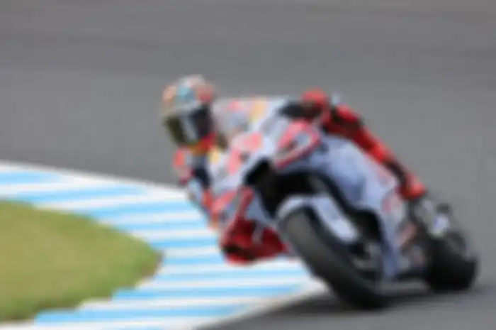 Marc Marquez di MotoGP Jepang 2024, Sirkuit Motegi, Jumat (4/10/2024).
