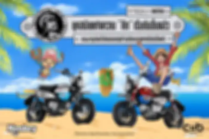 Motor baru Honda Monkey Edisi One Piece.