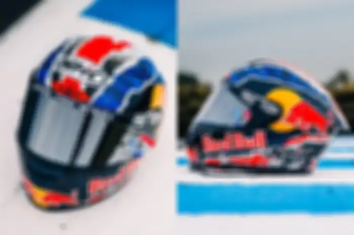Helm NHK GP-R Tech Race milik Jacob Roulstone jadi sorotan
