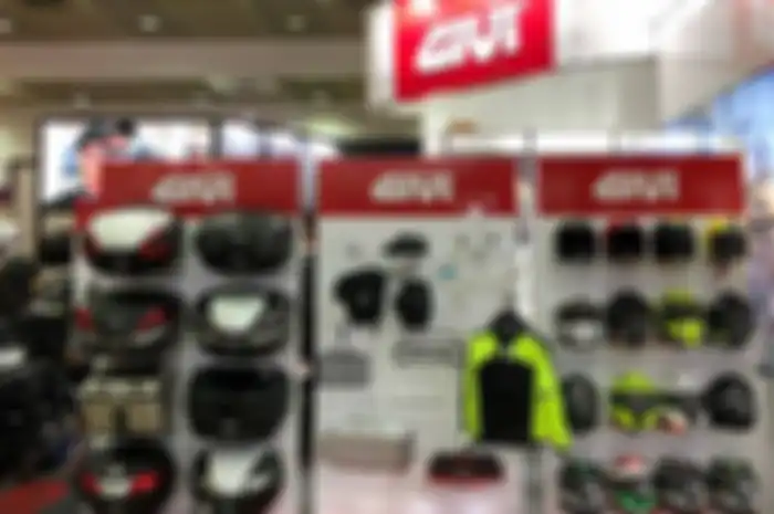GIVI salah satu produk aftermarket yang akan hadir di IMOS 2024 besok.