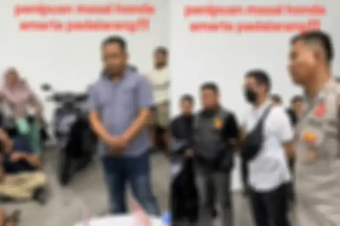 Lagi heboh, salah satu oknum kepala cabang dealer Honda di Padalarang diduga menipu banyak pembeli motor baru.