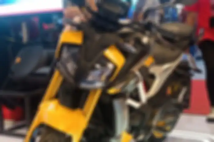 Motor baru TVS Apache RTR 310 di IMOS 2024, Rabu (30/10/2024).
