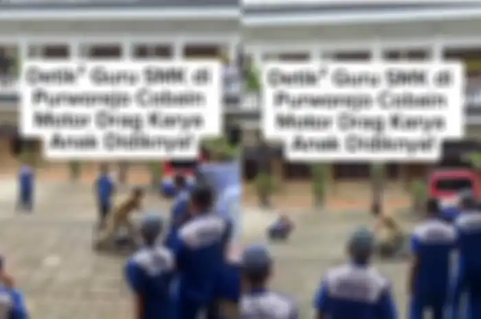 Momen guru SMK merasakan langsung motor drag ciptaan murid di Purworejo.