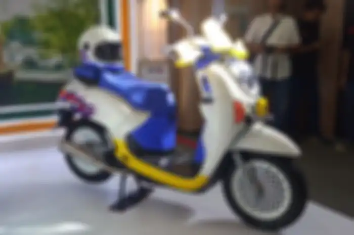 Modifikasi motor New Honda Scoopy pertama di dunia, tema kalcer. 