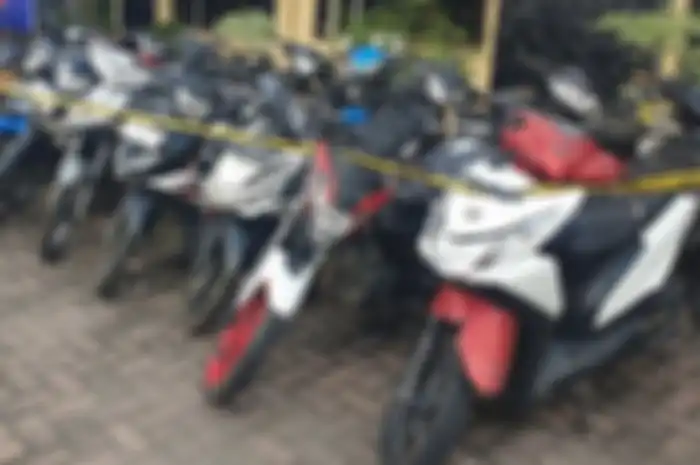 Ilustrasi motor bodong.