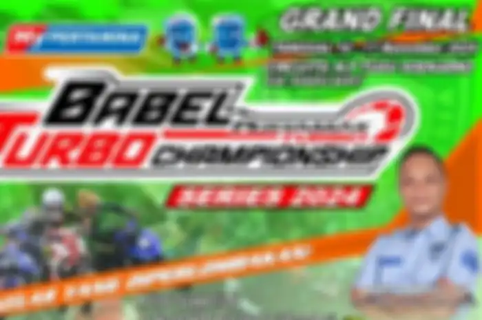 Event balap lokal bertajuk Babel Turbo Championship 2024.