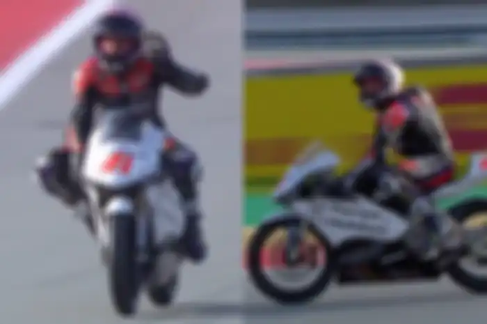 Aleix Espargaro geber motor 2-tak di MotoGP Barcelona 2024