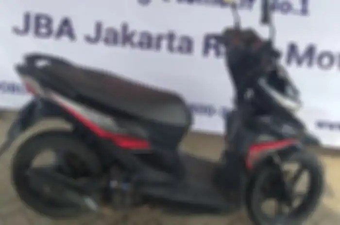 Tampak Honda BeAT yang jadi motor murah dilelang cuma segini lengkap dengan STNK dan BPKB.