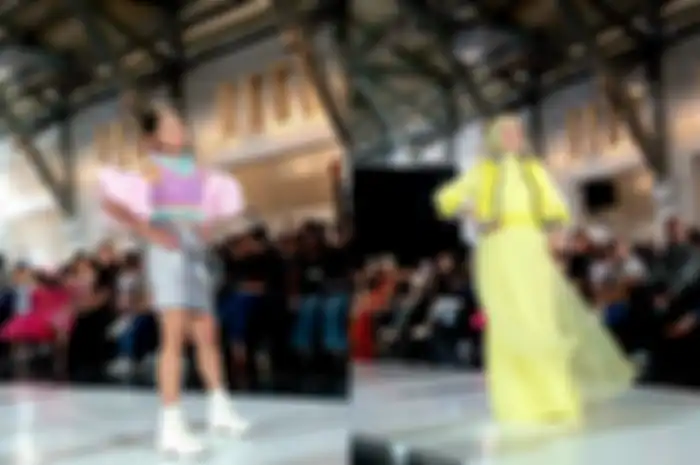 Tren Outfit Colorful Terbaru dari Shaza by DP di Ajang JKF2 2024