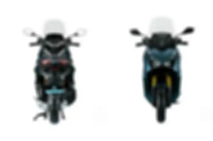 Tampak depan dan belakang Kagiva Tundra 250 2025, motor baru jiplakan Yamaha XMAX.