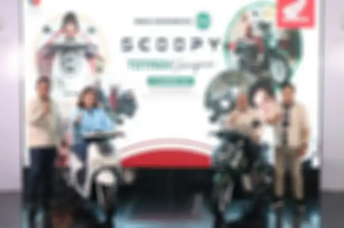 Peluncuran motor baru New Honda Scoopy Jakarta - Tangerang.