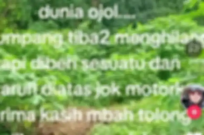 Cerita driver ojol saat bawa penumpang mendadak hilang, diberi kain warna putih.