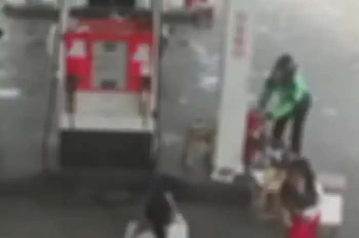 Ilustrasi, perampok berjaket ojol dan membawa senjata api beraksi di SPBU Pertamina di Pondok Aren, Tangsel.