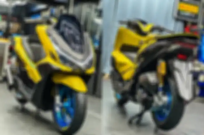 Panel bodi karbon sampai aksesoris hedon di Honda PCX 160 2025