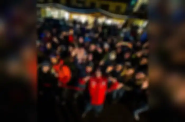 Marc Marquez foto bersama fans MotoGP Italia.