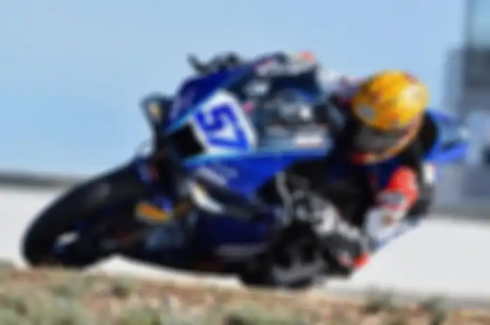 Aldi Satya Mahendra kembali menjajal motor R9 dalam test yang diadakan di Andalucia Circuit, Spanyol.