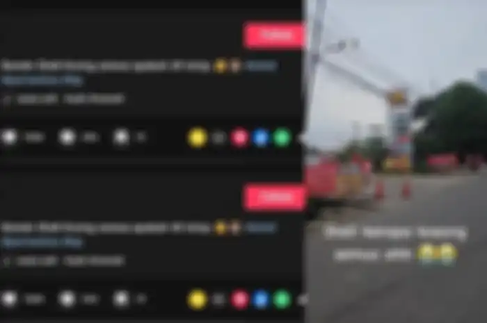 Tangkapan layar kabar bensin di SPBU Shell kosong sampai dikira tutup.