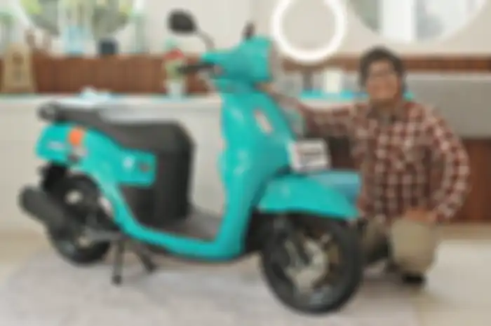 Motorplus saat review Yamaha Fazzio waktu launching