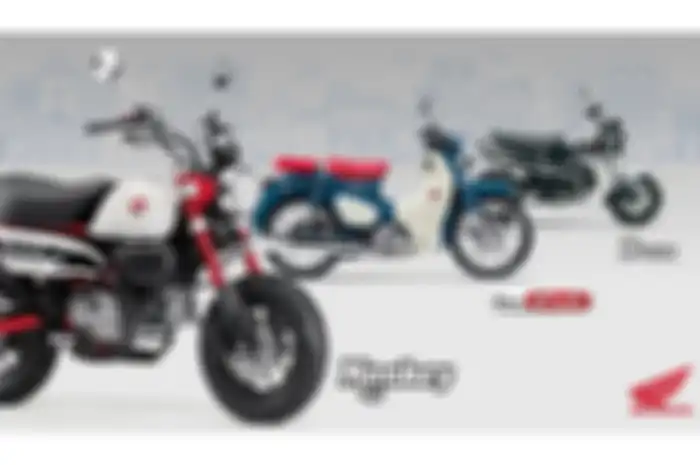 Tiga motor Honda kelas miniMOTO edisi 2025