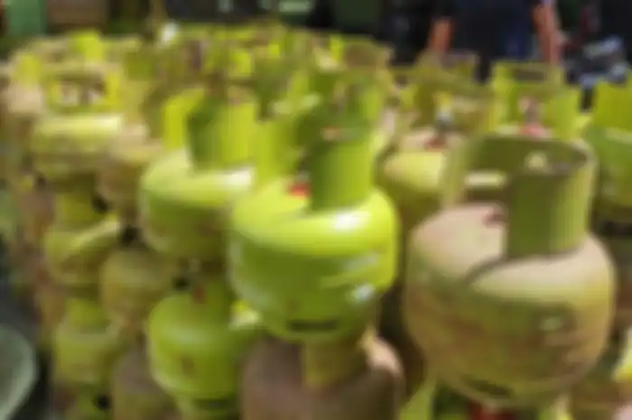 Foto ilustrasi gas melon alias gas 3 kg.