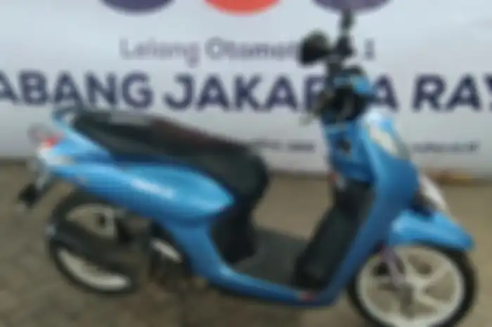 Tampilan motor murah Honda Genio yang dilelang Rp 4 jutaan.