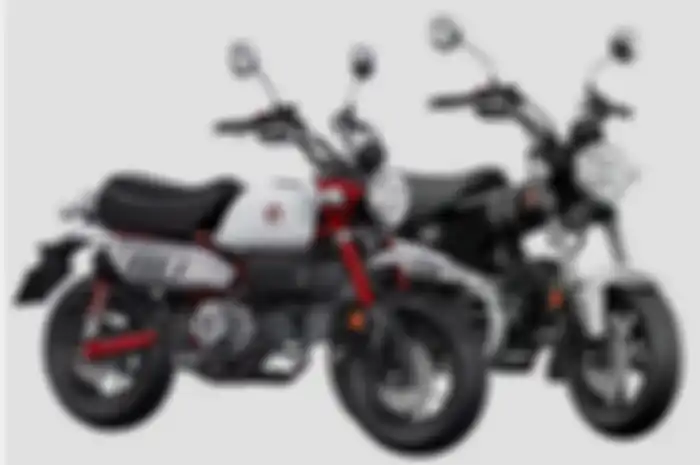 Pilihan warna terbaru 2025 motor cebol Honda Monkey dan ST125 Dax.