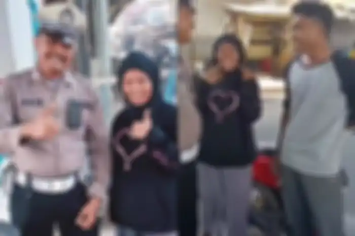Momen kocak ibu hamil yang ngidam ditilang polisi, permintaan sukses terkabulkan.