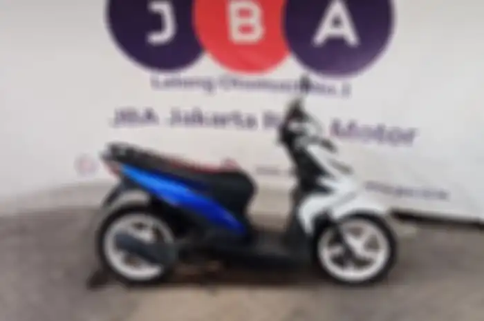 Tampilan motor murah Honda BeAT yang dilelang Rp 5 jutaan dokumen lengkap.
