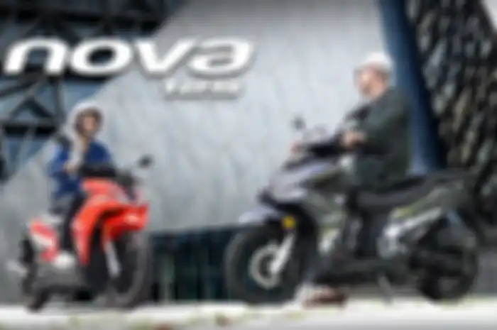 Tampilan motor matic baru Aveta Nova 125 2025.