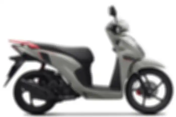 Sisi kanan motor matic baru Honda Vision 110 2025.