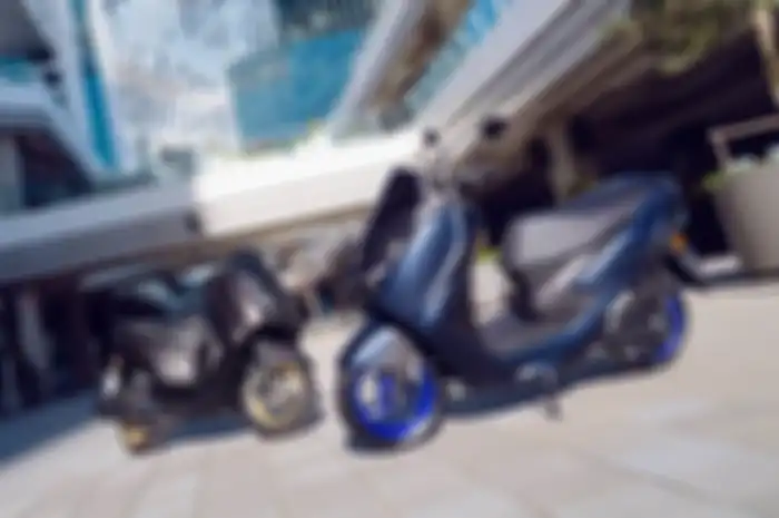 Tampilan motor matic baru Yamaha Avenue Hybrid 2025.