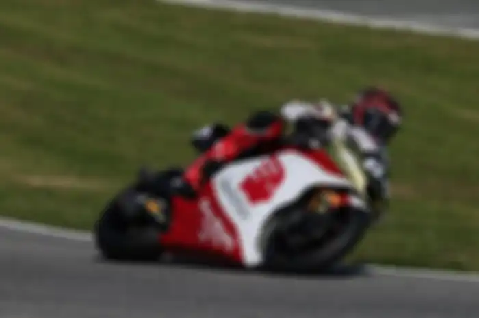 Foto ilustrasi pembalap Indonesia Mario Aji, tampil mengejutkan saat Practice Moto2 di sirkuit MotoGP Thailand 2025.