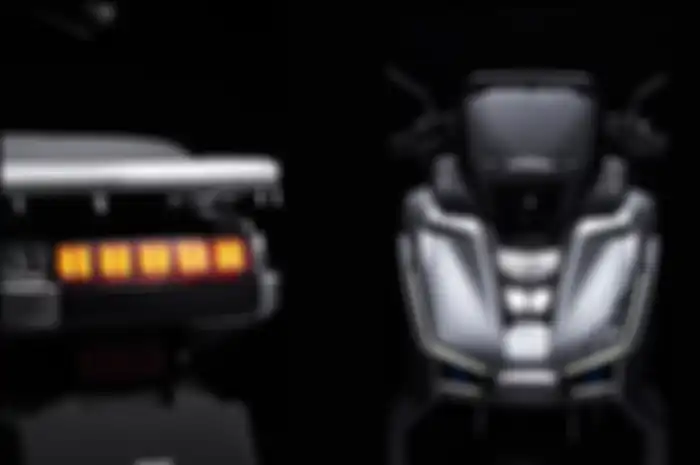 Bentuk depan dan belakang motor matic baru Honda NWG150 2025 saudara PCX 160.