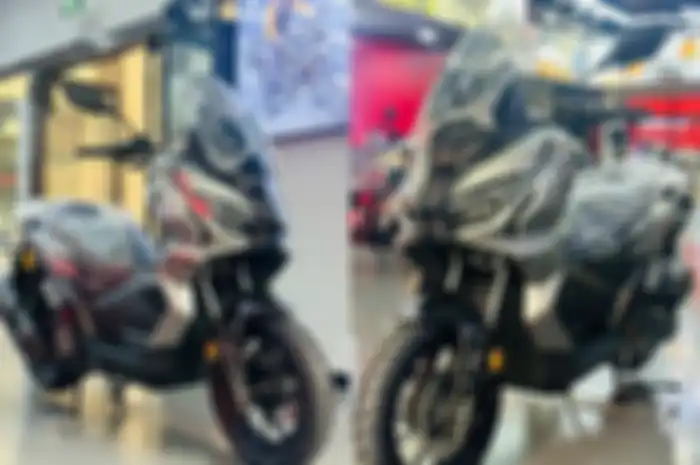 Tampilan depan motor matic baru Wuji SR250GT 2025.