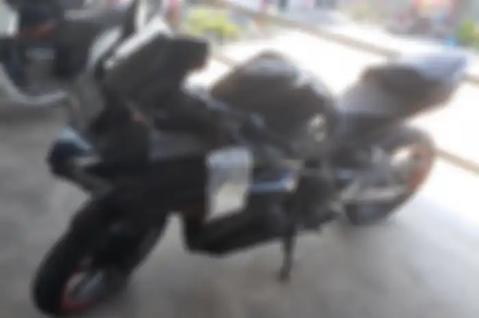 Tampilan motor murah Honda CBR250RR yang dilelang Rp 20 juta.