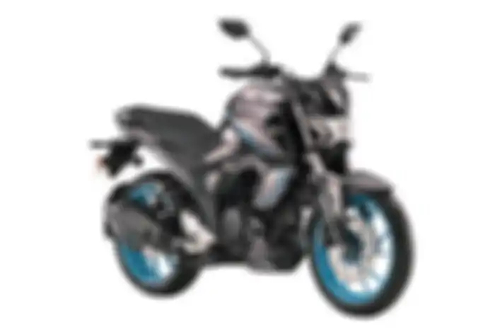 Tampilan depan motor sport baru kembaran Yamaha Byson, FZ-S Fi Hybrid 2025.