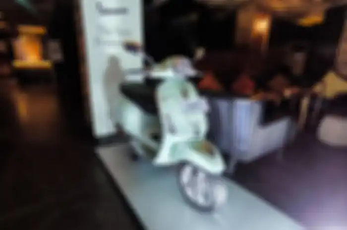 Foto ilustrasi motor baru Vespa Primavera.