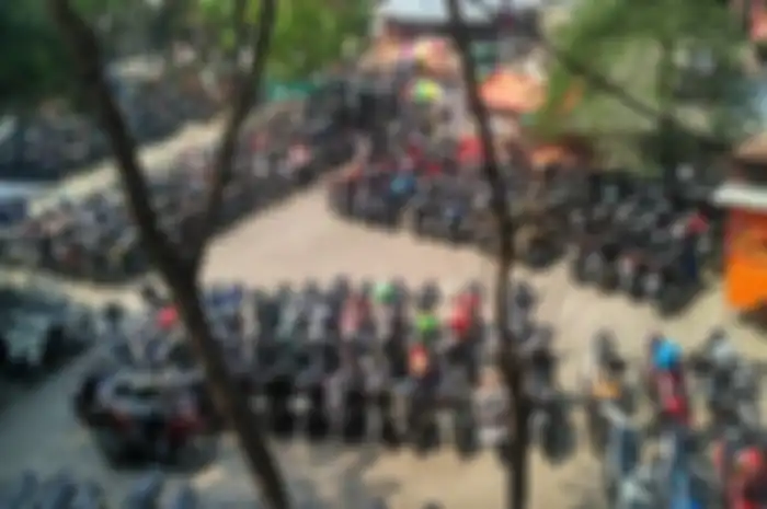 Foto ilustrasi parkiran. Brother bisa titip motor di kantor polisi selama mudik, biar aman dari maling.