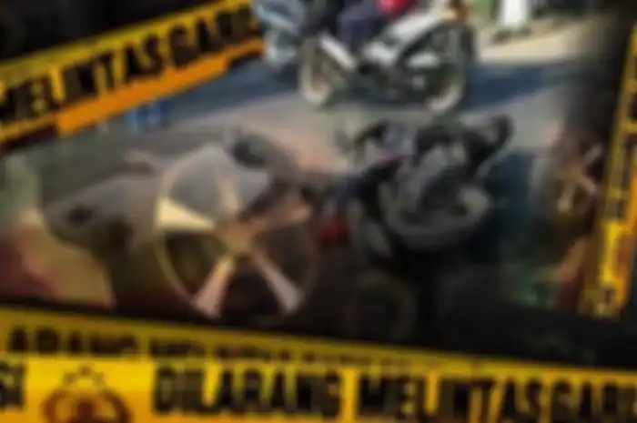 Foto ilustrasi kecelakaan. Pemudik motor tewas usai terkena ban bus lepas yang menggelinding, kejadian di Sragen.