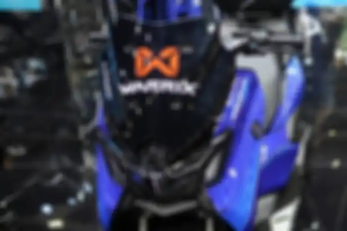 Tampang depan motor baru Yamaha NMAX Warrix Edition 2025.
