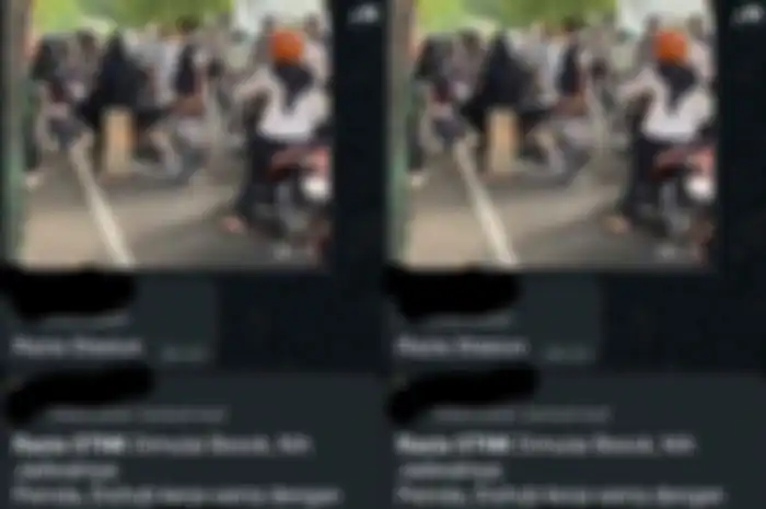 Tangkapan layar informasi razia pajak STNK mobil dan motor.