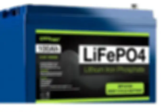 Baterai motor listrik jenis LFP atau LifePO4.
