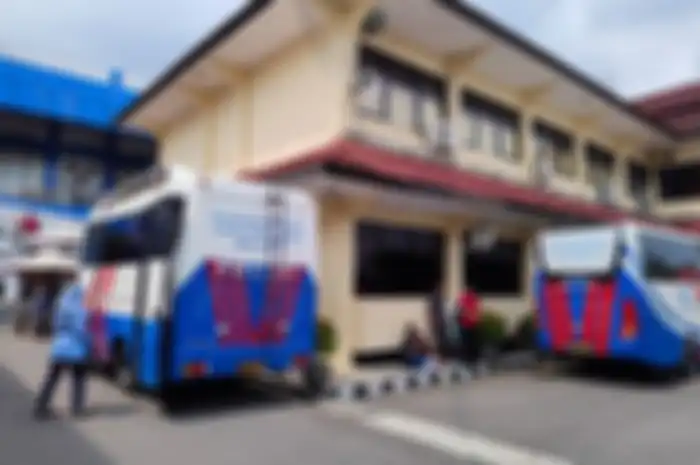 Ilustrasi kantor pembuatan SIM.