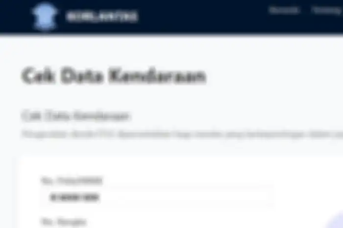 Cara cek data kendaraan bermotor dan jumlah denda berdasarkan jenis pelanggaran akan tertera.