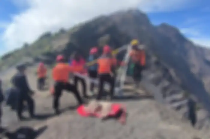 Juliana Marins jatuh di sekitar Cemara Tunggal sebelum puncak Gunung Rinjani dan ditemukan dalam kondisi meninggal (Dok. Humas SAR Mataram)